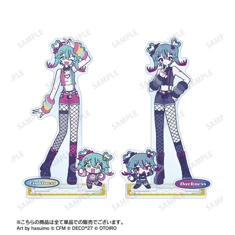 [Pre-order] DecoMiku LIVE starring Hatsune Miku 『Hello』 Produced by DECO*27 / OTOIRO DecoMiku (Darkness) Art by hasuimo Big Acrylic Stand with Parts