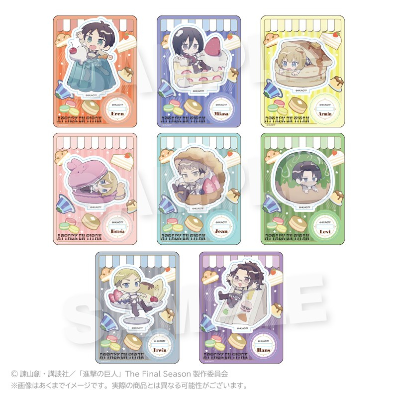 [Pre-order] "Attack on Titan" Mini Character Stand Dessert Ver. Armin
