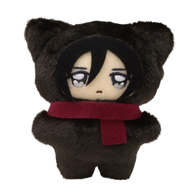 [Pre-order] "Attack on Titan" Chimikemo Plush Mascot 2 Mikasa