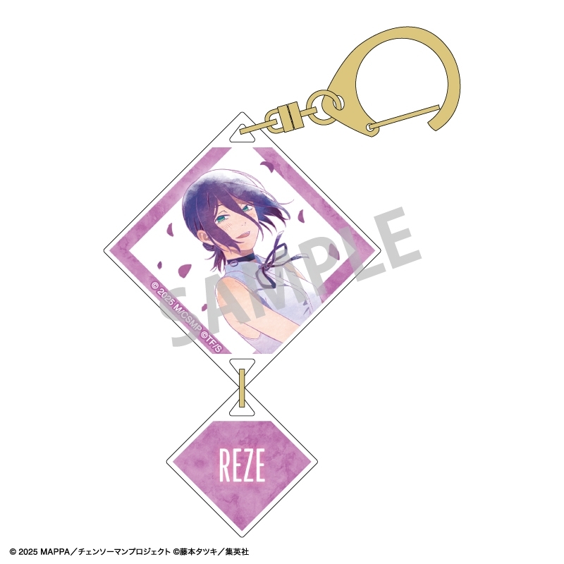 [Pre-order] Chainsaw Man: Reze Arc The Movie Double Part Acrylic Keychain - Reze / Floating Effect / KamiAni TOUCH