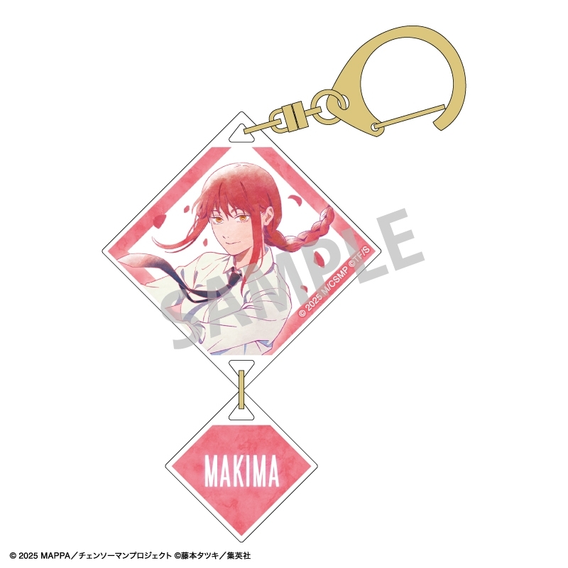 [Pre-order] Chainsaw Man: Reze Arc The Movie Double Part Acrylic Keychain - Makima / Floating Effect / KamiAni TOUCH