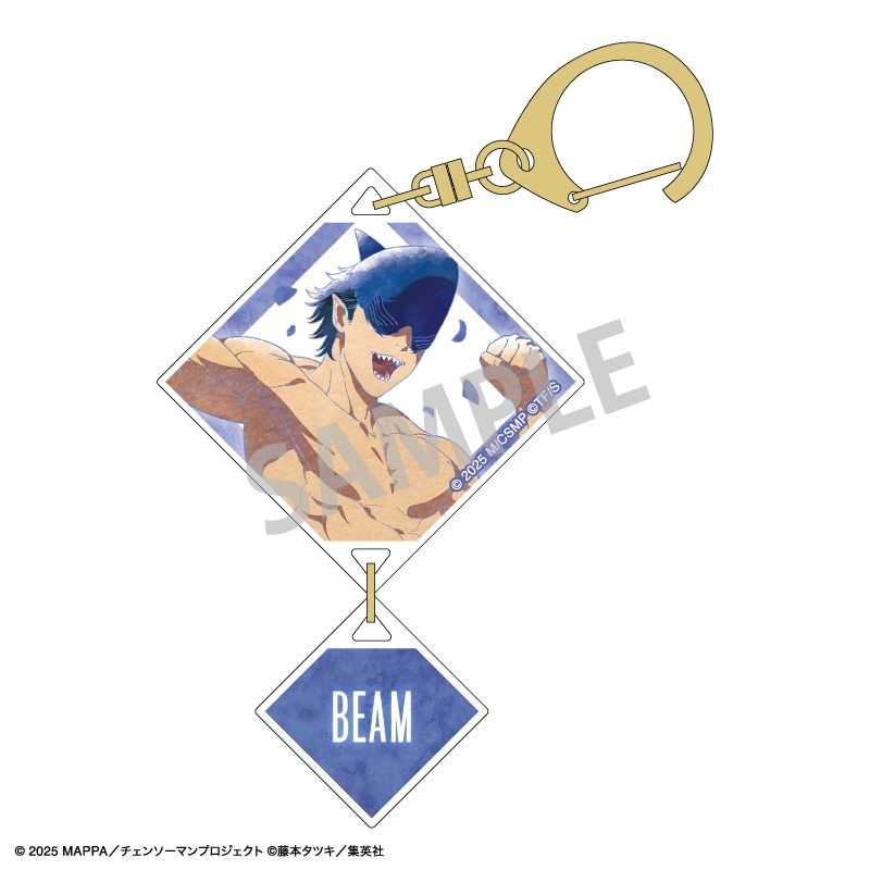 [Pre-order] Chainsaw Man: Reze Arc The Movie Double Part Acrylic Keychain - Beam / Floating Effect / KamiAni TOUCH