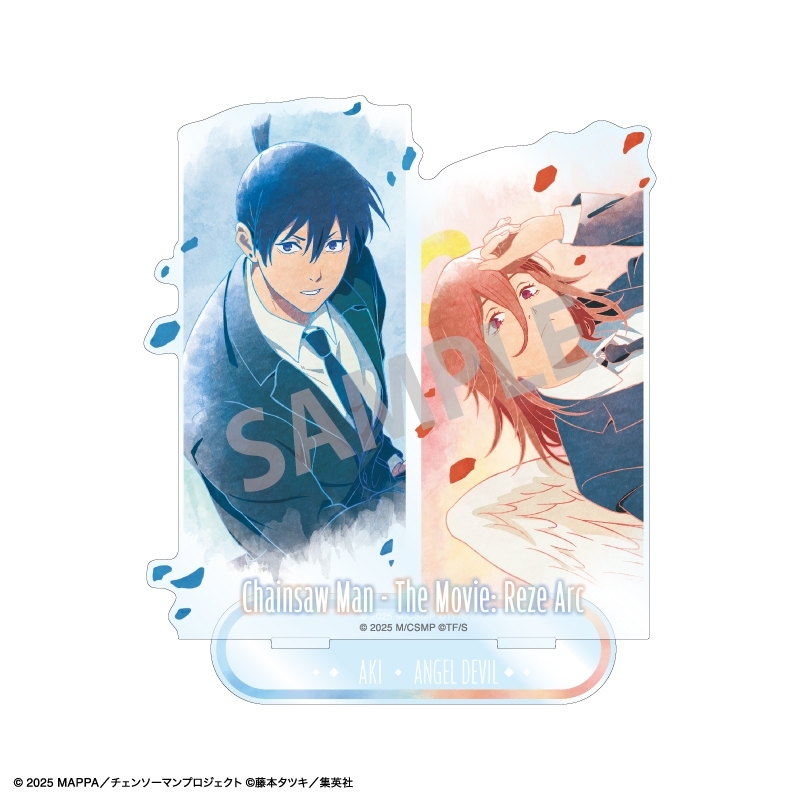[Pre-order] Chainsaw Man: Reze Arc The Movie Pair Acrylic Stand Hayakawa Aki & Angel Devil / Floating Effect / KamiAni TOUCH