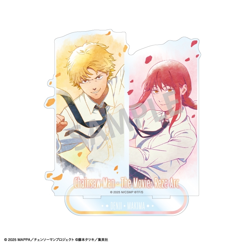 [Pre-order] Chainsaw Man: Reze Arc The Movie Pair Acrylic Stand Denji & Makima / Floating Effect / KamiAni TOUCH