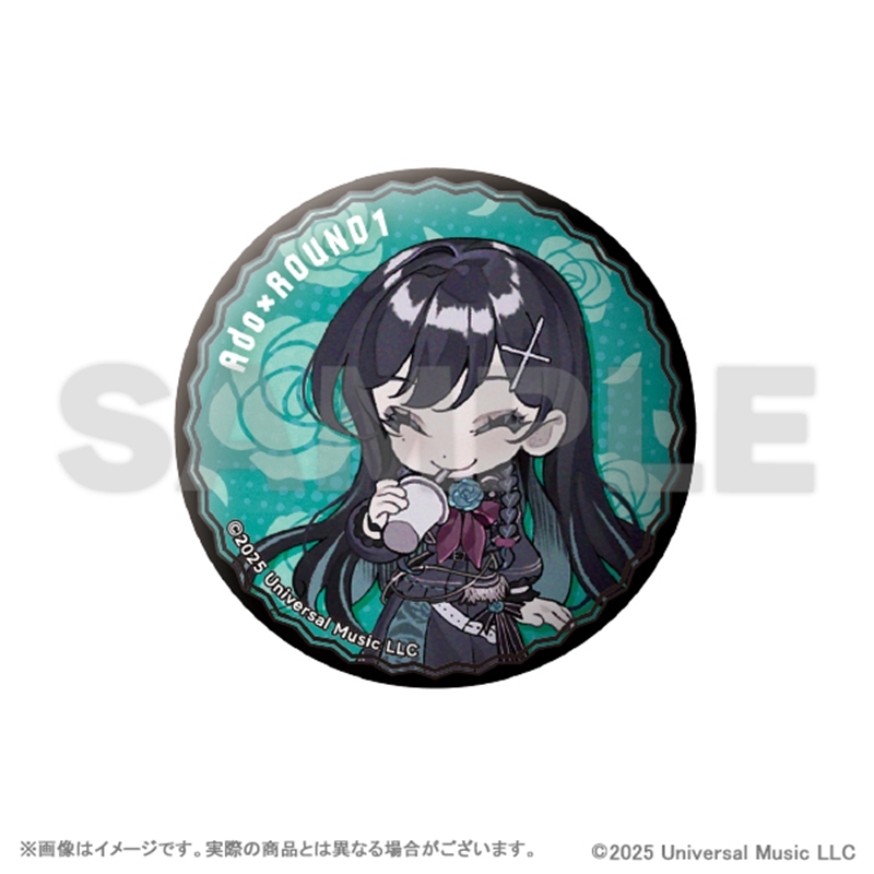 [In stock] Ado  x ROUND 1 Collab - Trading Can Badges