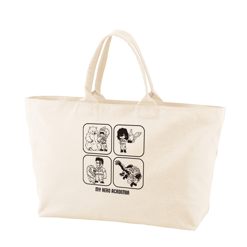[Pre-order] "My Hero Academia" Group Chibi Chara Interacting with Animals Ver. Big Zip Tote Bag Ver. B