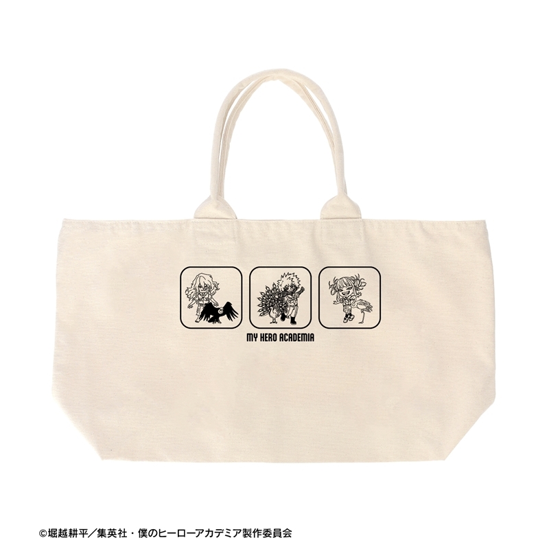 [Pre-order] "My Hero Academia" Group Chibi Chara Interacting with Animals Ver. Big Zip Tote Bag Ver. C