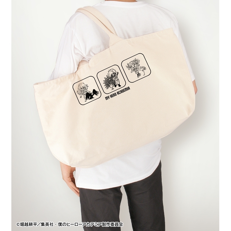 [Pre-order] "My Hero Academia" Group Chibi Chara Interacting with Animals Ver. Big Zip Tote Bag Ver. C