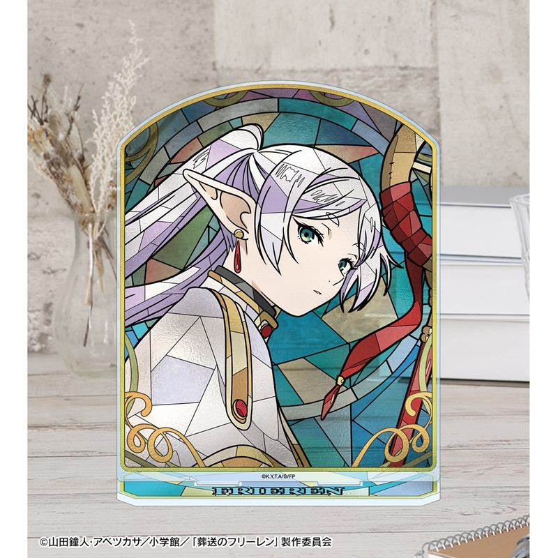 [Pre-order] "Frieren: Beyond Journey's End" Frieren Aure Glass Big Acrylic Stand Ver. B