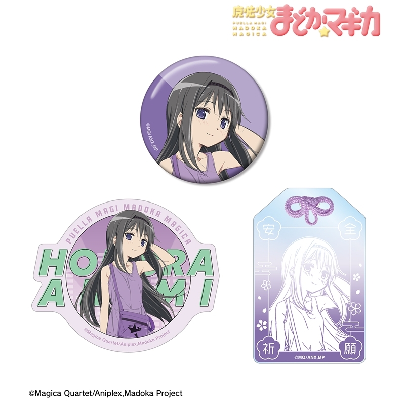 [Pre-order] "Puella Magi Madoka Magica" rockin'star Collaboration Original Illustration Akemi Homura Souvenir Set