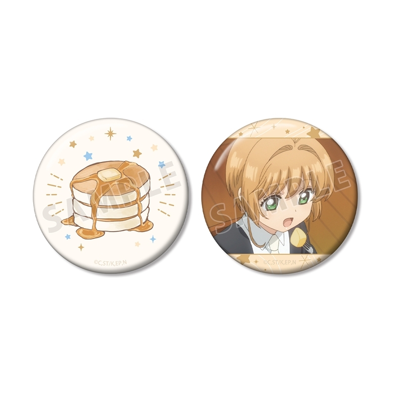 [Pre-order] "Cardcaptor Sakura: Clear Card Arc" Sakura no Pancakes A:code Can Badge 2 Set