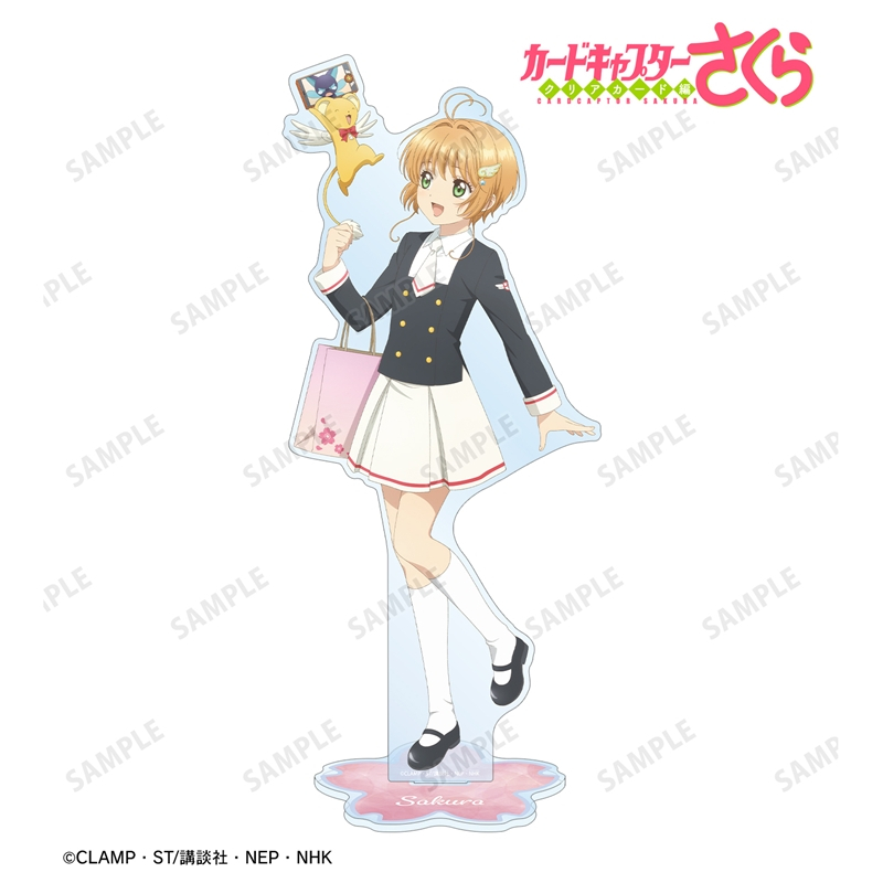 [Pre-order] "Cardcaptor Sakura: Clear Card Arc" Original Illustration Kinomoto Sakura & Kero-chan Minna de Ryoko Ver. Extra Large Acrylic Stand