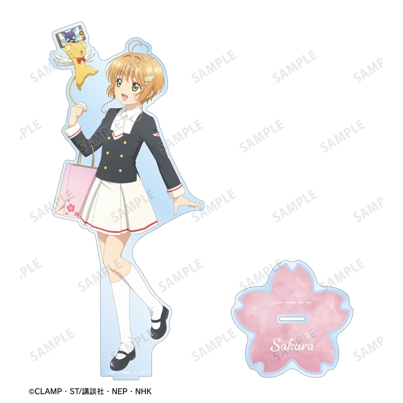 [Pre-order] "Cardcaptor Sakura: Clear Card Arc" Original Illustration Kinomoto Sakura & Kero-chan Minna de Ryoko Ver. Extra Large Acrylic Stand