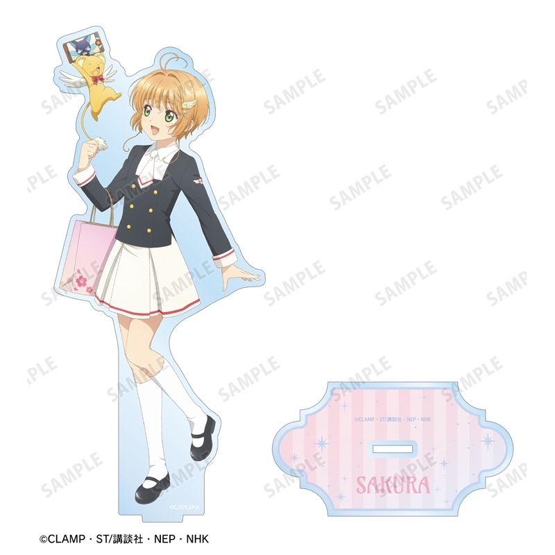 [Pre-order] "Cardcaptor Sakura: Clear Card Arc" Original Illustration Kinomoto Sakura & Kero-chan Minna de Ryoko Ver. Big Acrylic Stand