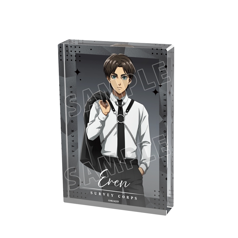 [Pre-order] "Attack on Titan" Original Illustration Eren Harness Style Ver. Acrylic Block