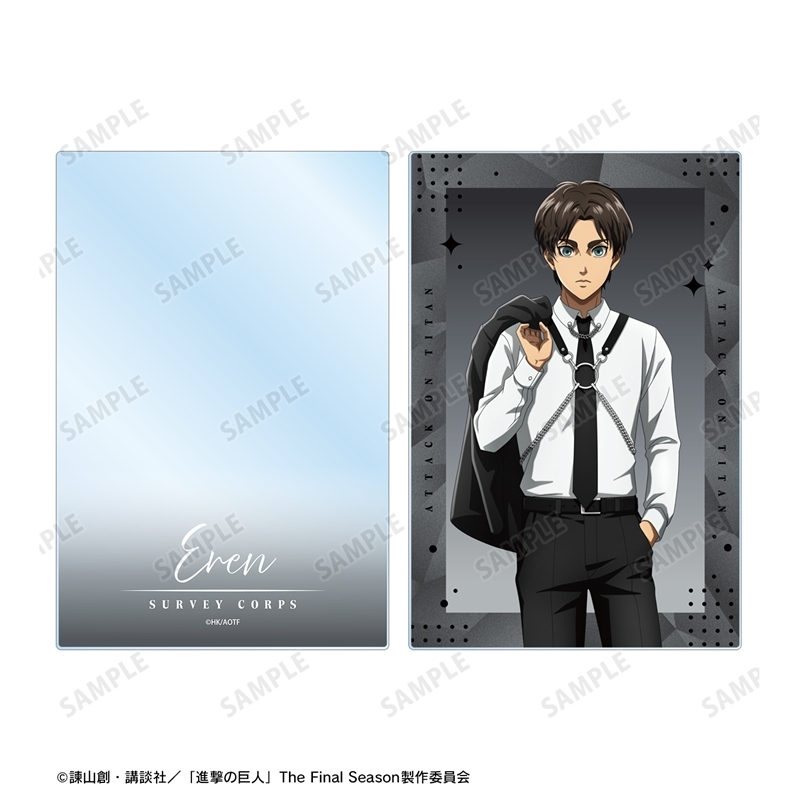 [Pre-order] "Attack on Titan" Original Illustration Eren Harness Style Ver. Acrylic Block