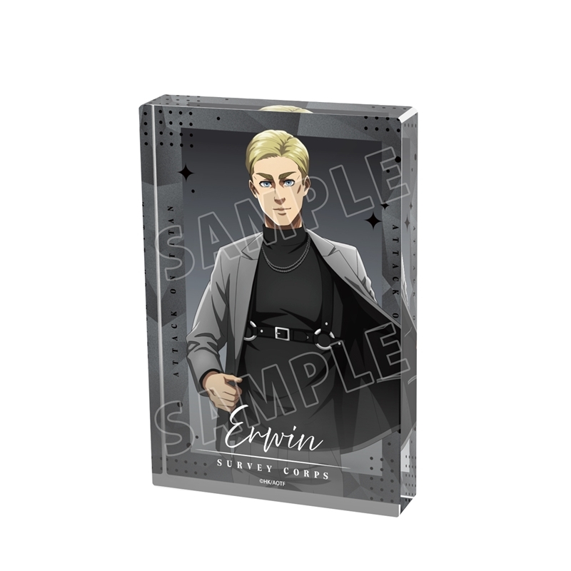 [Pre-order] "Attack on Titan" Original Illustration Erwin Harness Style Ver. Acrylic Block