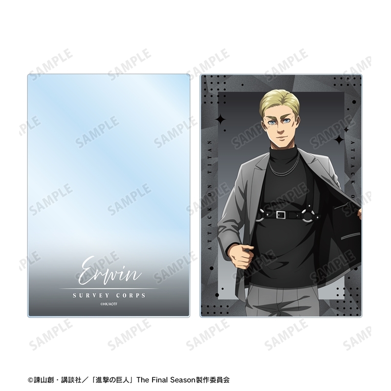 [Pre-order] "Attack on Titan" Original Illustration Erwin Harness Style Ver. Acrylic Block