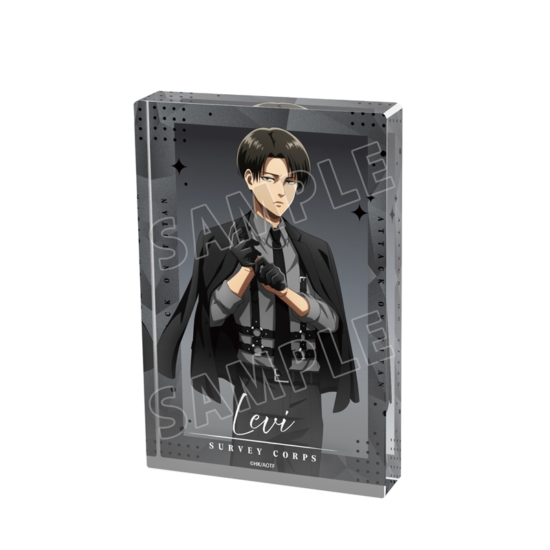 [Pre-order] "Attack on Titan" Original Illustration Levi Harness Style Ver. Acrylic Block