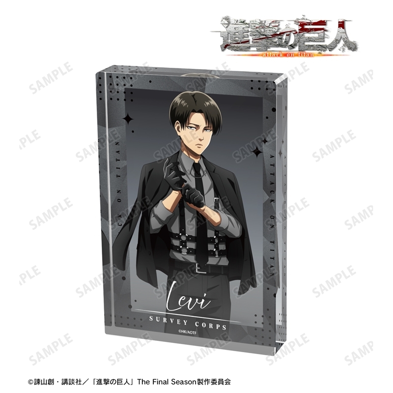 [Pre-order] "Attack on Titan" Original Illustration Levi Harness Style Ver. Acrylic Block