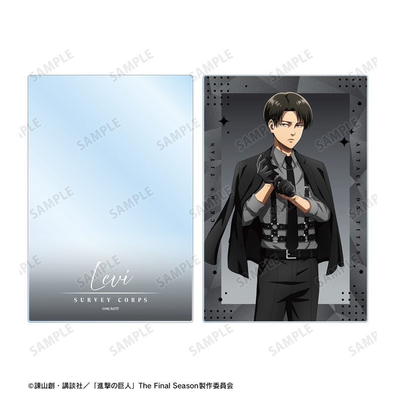 [Pre-order] "Attack on Titan" Original Illustration Levi Harness Style Ver. Acrylic Block