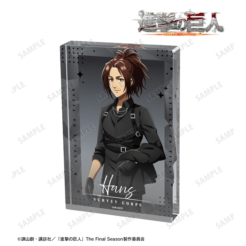 [Pre-order] "Attack on Titan" Original Illustration Hans Harness Style Ver. Acrylic Block