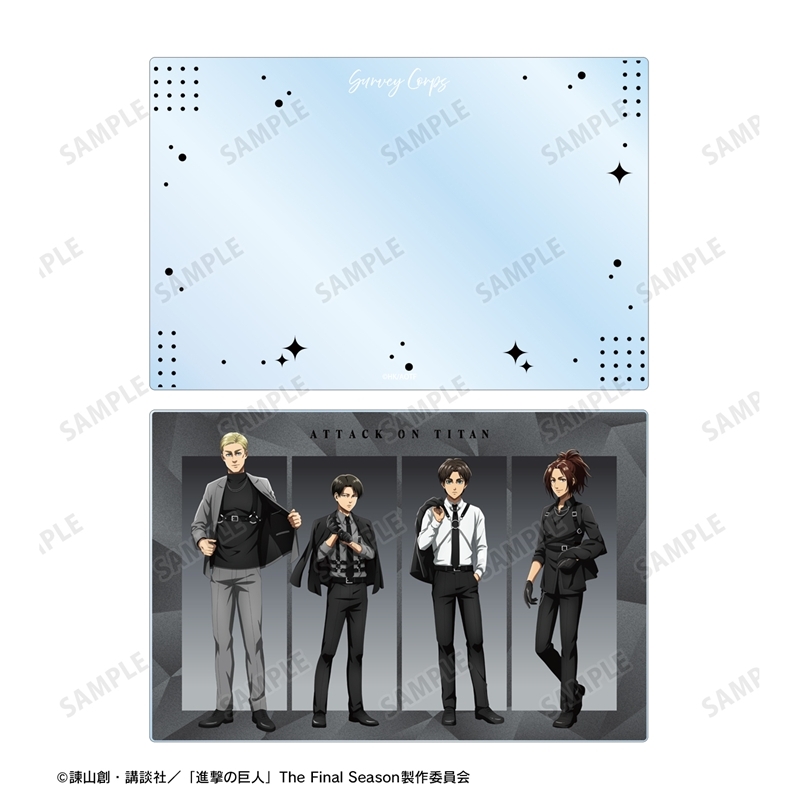 [Pre-order] "Attack on Titan" Original Illustration Group Harness Style Ver. Acrylic Block