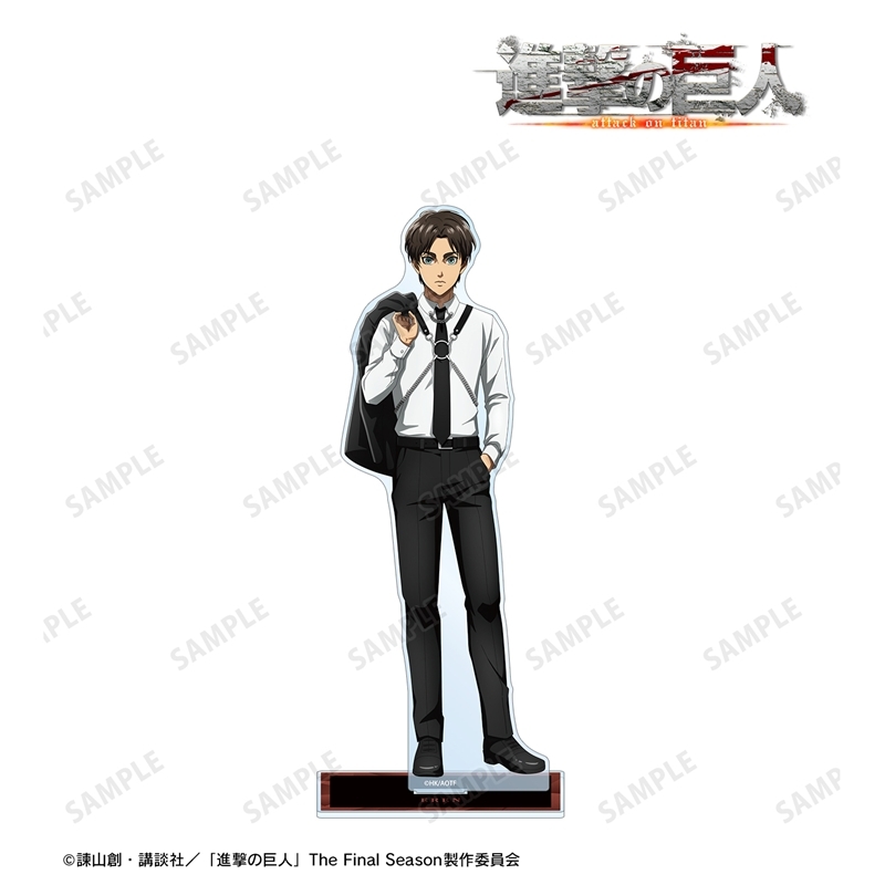 [Pre-order] "Attack on Titan" Original Illustration Eren Harness Style Colored Ver. Extra Large Acrylic Stand