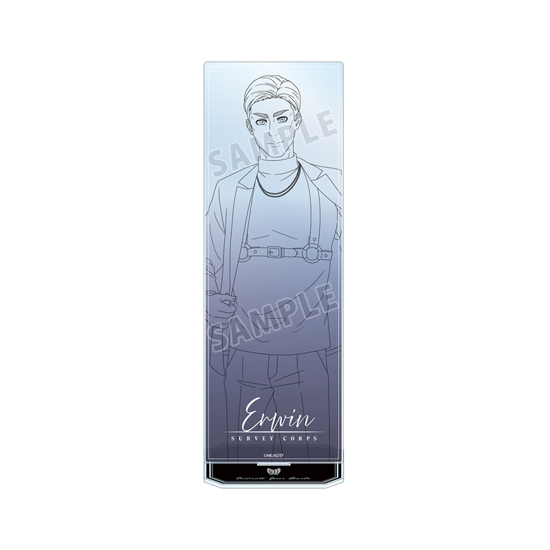 [Pre-order] "Attack on Titan" Original Illustration Erwin Harness Style Drawing Ver. Extra Large Acrylic Stand