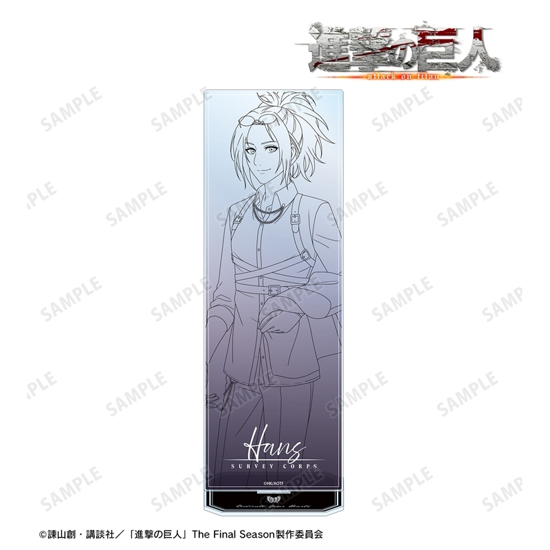 [Pre-order] "Attack on Titan" Original Illustration Hans Harness Style Drawing Ver. Extra Large Acrylic Stand