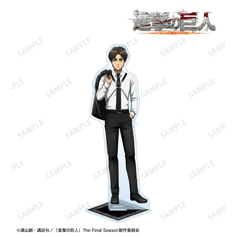 [Pre-order] "Attack on Titan" Original Illustration Eren Harness Style Colored Ver. Big Acrylic Stand