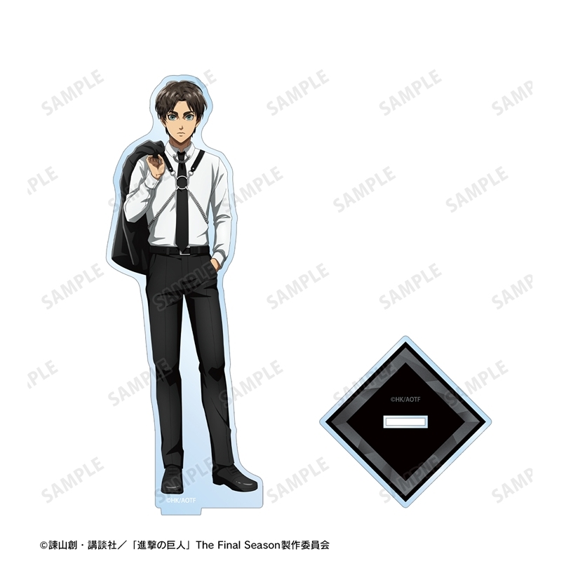 [Pre-order] "Attack on Titan" Original Illustration Eren Harness Style Colored Ver. Big Acrylic Stand
