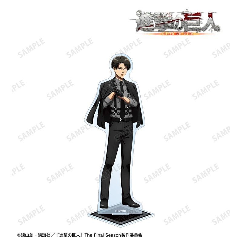 [Pre-order] "Attack on Titan" Original Illustration Levi Harness Style Colored Ver. Big Acrylic Stand
