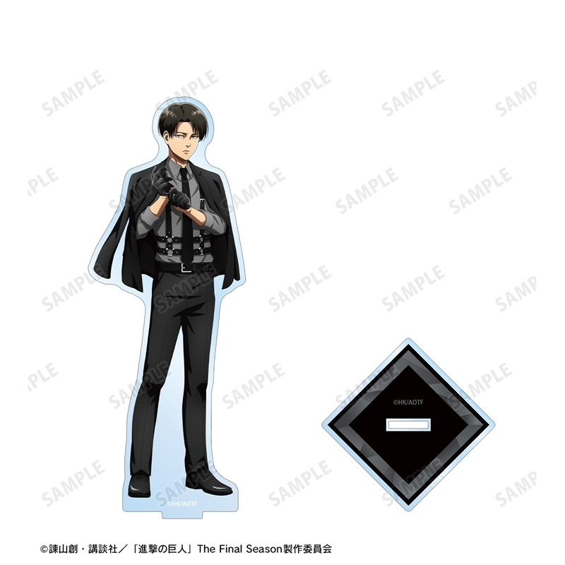 [Pre-order] "Attack on Titan" Original Illustration Levi Harness Style Colored Ver. Big Acrylic Stand