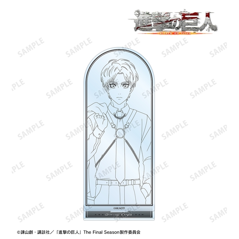 [Pre-order] "Attack on Titan" Original Illustration Eren Harness Style Drawing Ver. Big Acrylic Stand
