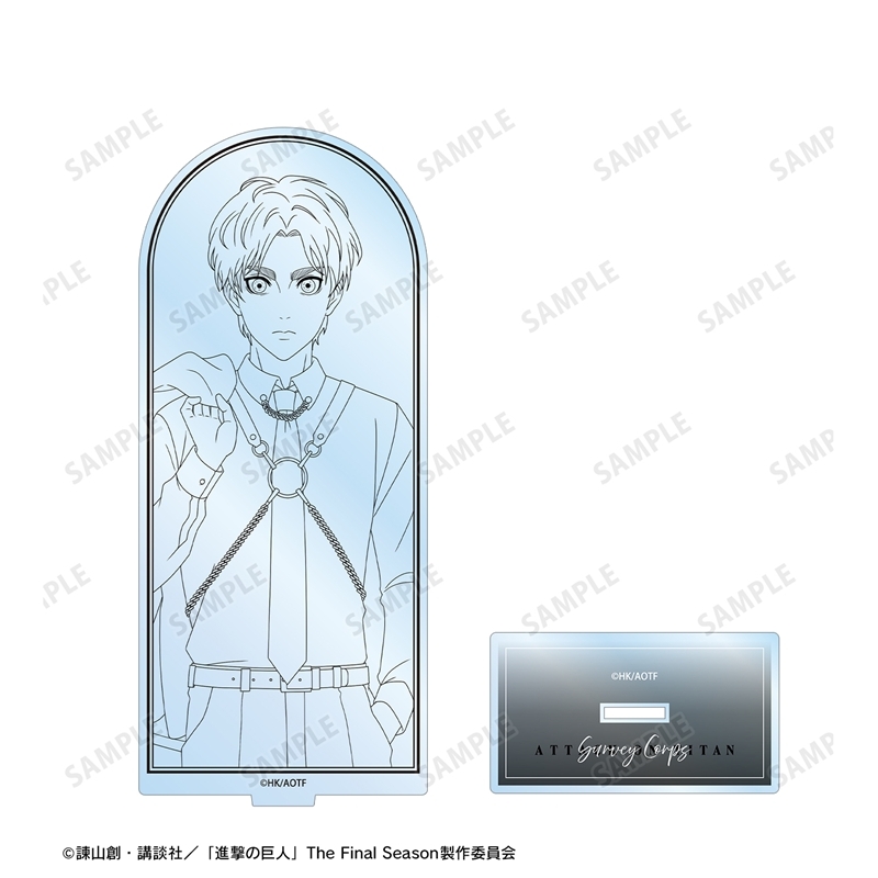 [Pre-order] "Attack on Titan" Original Illustration Eren Harness Style Drawing Ver. Big Acrylic Stand