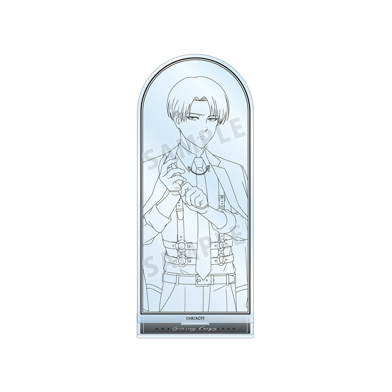 [Pre-order] "Attack on Titan" Original Illustration Levi Harness Style Drawing Ver. Big Acrylic Stand