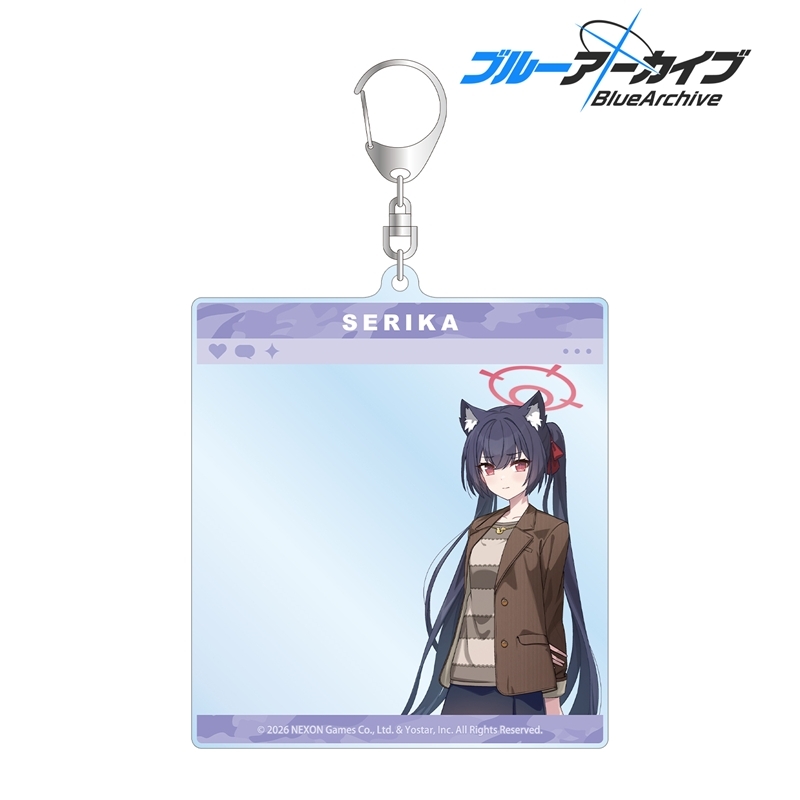 [Pre-order] "Blue Archive" Serika SNS Style Big Acrylic Key Chain
