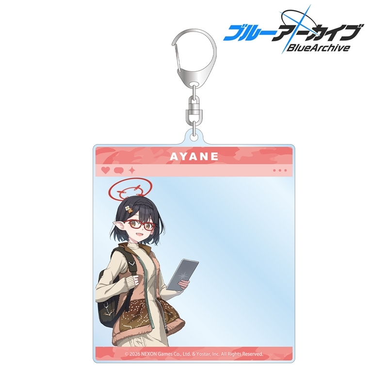 [Pre-order] "Blue Archive" Ayane SNS Style Big Acrylic Key Chain
