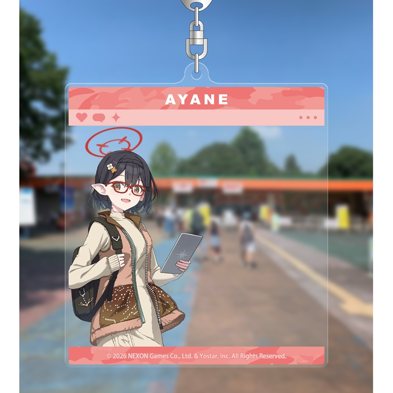 [Pre-order] "Blue Archive" Ayane SNS Style Big Acrylic Key Chain
