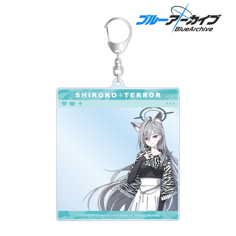 [Pre-order] "Blue Archive" Shiroko Terror SNS Style Big Acrylic Key Chain
