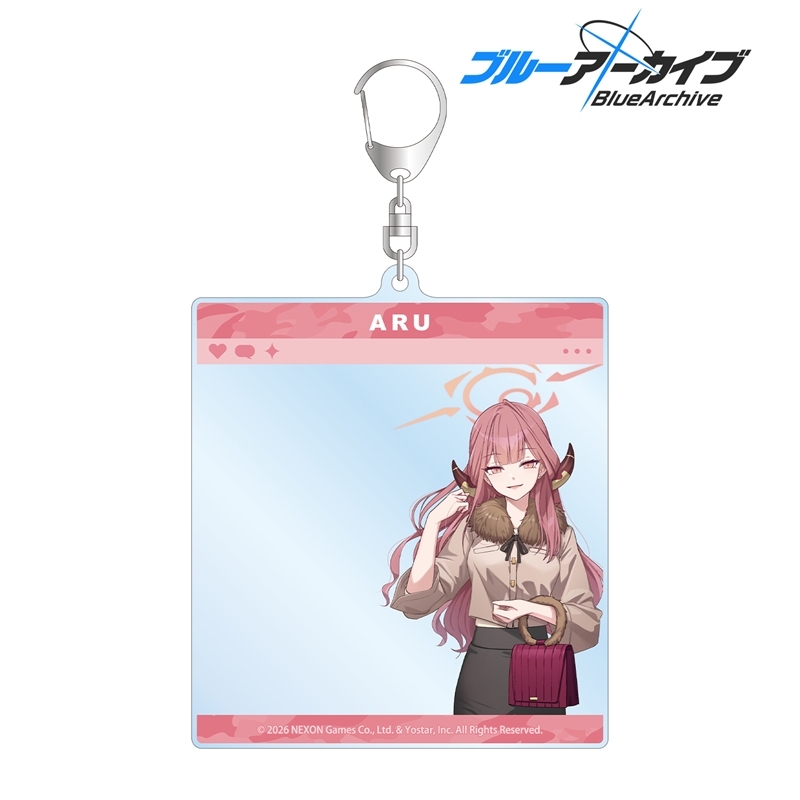 [Pre-order] "Blue Archive" Aru SNS Style Big Acrylic Key Chain