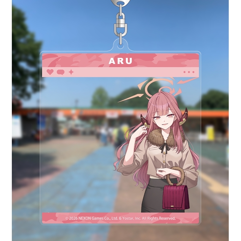 [Pre-order] "Blue Archive" Aru SNS Style Big Acrylic Key Chain