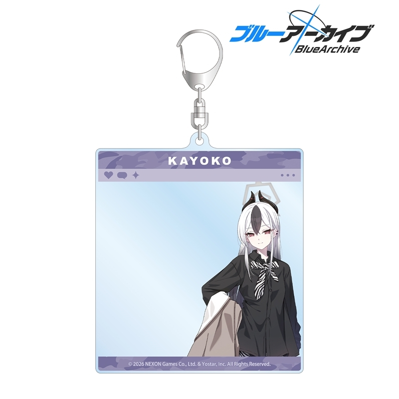 [Pre-order] "Blue Archive" Kayoko SNS Style Big Acrylic Key Chain