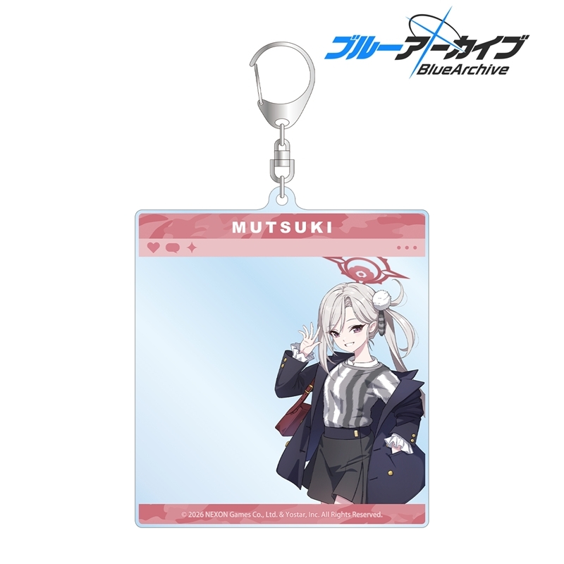 [Pre-order] "Blue Archive" Mutsuki SNS Style Big Acrylic Key Chain