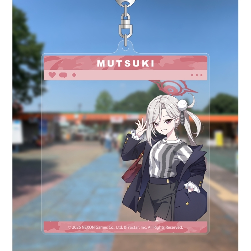 [Pre-order] "Blue Archive" Mutsuki SNS Style Big Acrylic Key Chain