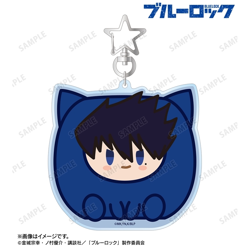 [Pre-order] "Blue Lock" Karasu Tabito Kemo Cube Big Acrylic Key Chain