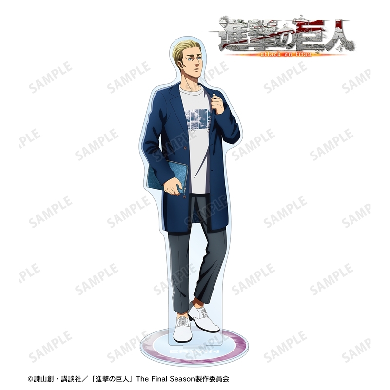 [Pre-order] "Attack on Titan" Original Illustration Erwin Similar Look Ver. Vol. 2 Extra Large Acrylic Stand