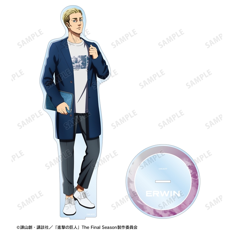 [Pre-order] "Attack on Titan" Original Illustration Erwin Similar Look Ver. Vol. 2 Extra Large Acrylic Stand