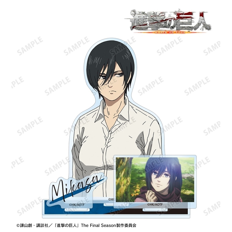 [Pre-order] "Attack on Titan" Mikasa Big Acrylic Stand with Parts Vol. 3